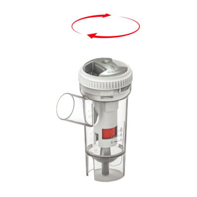 Flaem Alphaneb 4.0 Pneumatický piestový inhalátor s nebulizérom RF9 – Obrázok 11