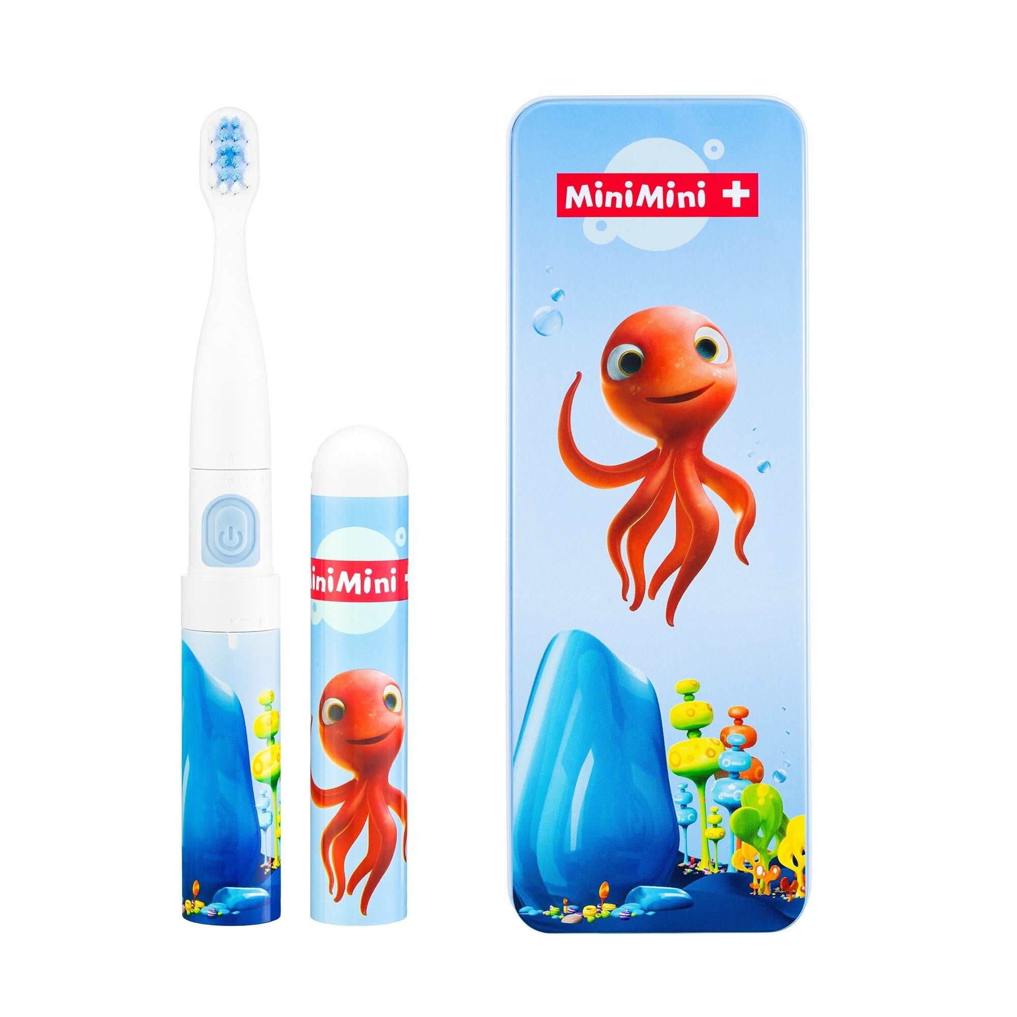 c172e0cff70e8289ad6793fe2600634d VITAMMY SMILE MiniMini+ Detská sonická zubná kefka Lola Chobotnica, od 3 rokov – Obrázok 1