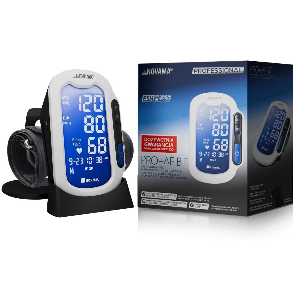 c2ab113ad9a835d495ede7f348a7f8b0 NOVAMA PRO+AF BT Ramenný tlakomer s bluetooth a adaptérom – Obrázok 1