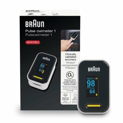 Braun 1 YK-81CEU Certifikovaný pulzný oxymeter na prst s OLED displejom – Obrázok 3