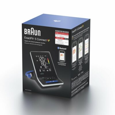Braun ExactFit 5 Connect BUA6350 Inteligentný ramenný tlakomer s Bluetooth – Obrázok 4