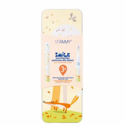VITAMMY SMILE detská sonická zubná kefka Líška, od 3 rokov – Obrázok 3