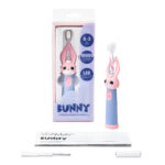VITAMMY Bunny Sonická zubná kefka pre deti s LED svetlom a nanovláknami, 0-3 roky, ružová – Obrázok 4