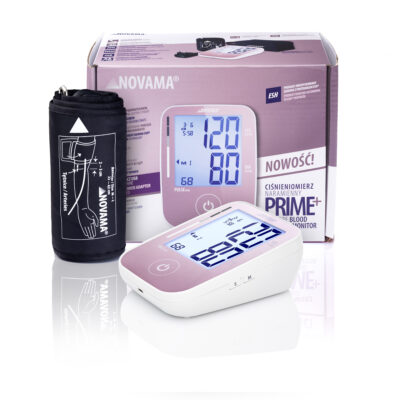 NOVAMA PRIME+ Ramenný tlakomer s ESH a IHB s USB-C adaptérom, ružový – Obrázok 8