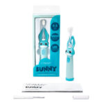 VITAMMY Bunny Sonická zubná kefka pre deti s LED svetlom a nanovláknami, 0-3 roky, blankyt – Obrázok 4
