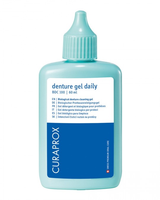 denny-gel-bdc-100- CURAPROX BDC 100 čistiaci gél na protézy 60 ml – Obrázok 1