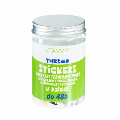 VITAMMY THERMO STICKERS Nálepky s teplomerom na nepretržité meranie teploty, 100ks – Obrázok 2
