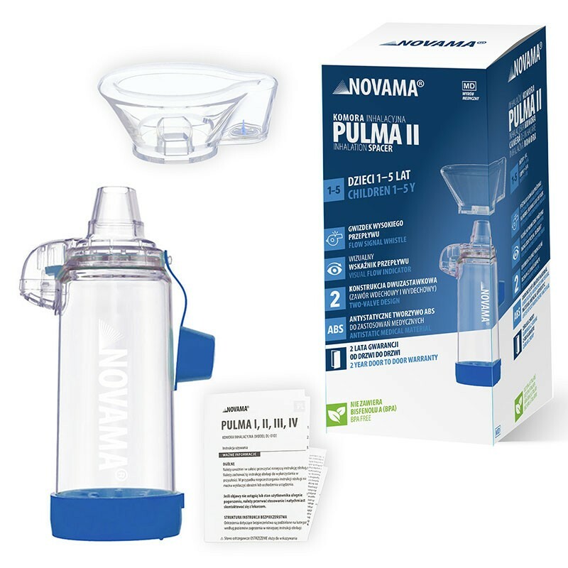 f358f4fe2a9cde5934ab45957cc96866 NOVAMA PULMA II Inhalačná komora pre deti vo veku 1-5 rokov – Obrázok 1
