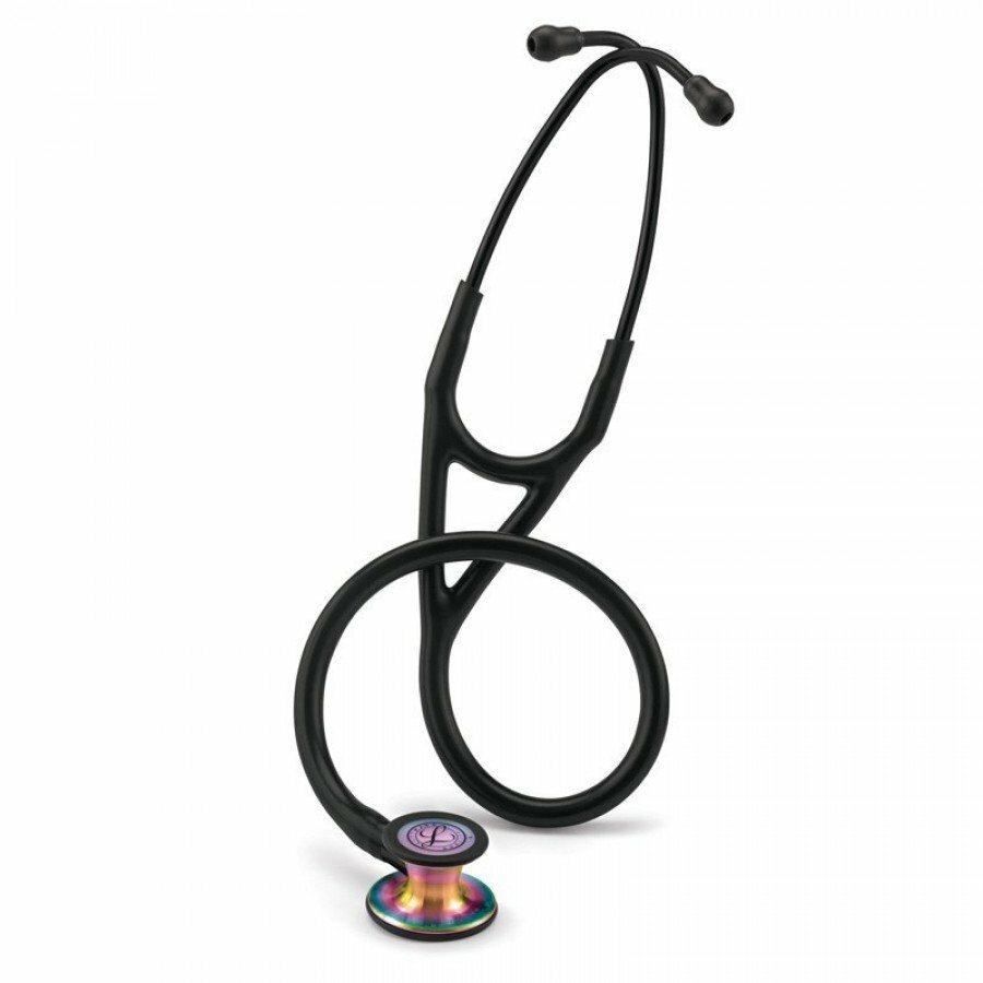 f4344c926dede40aea57da08bd56684d 3M Littmann Cardiology IV 6165 Rainbow Finish, kardiologický stetoskop, čierny – Obrázok 1