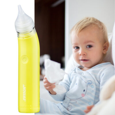 NOVAMA Pingo Spark Lime Green Nosová odsávačka s osvetlenou špičkou, limetková – Obrázok 8