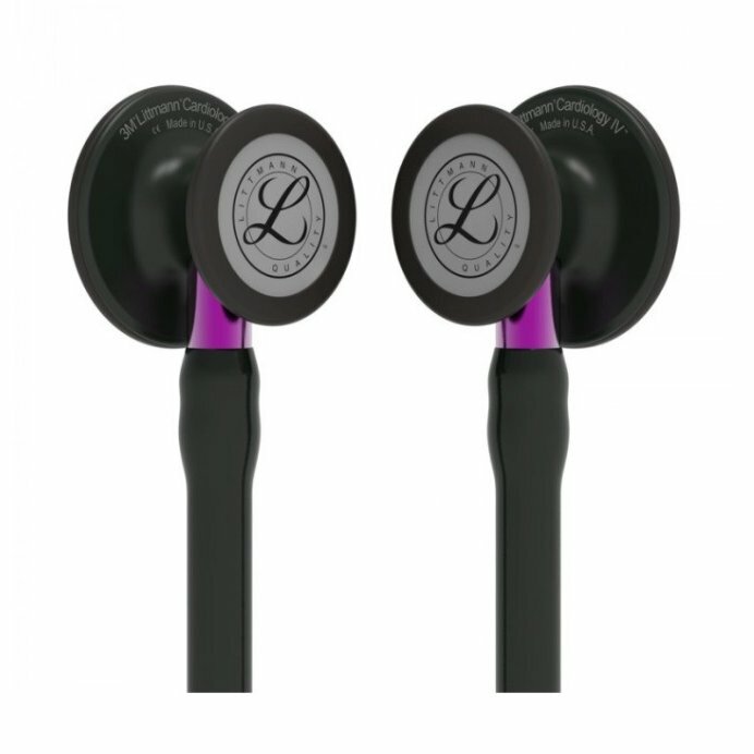 f4b1d8c2128fceedf74fd72b37729c39 3M Littmann Cardiology IV 6203 Black Finish Edition, kardiologický stetoskop, black/violet – Obrázok 1
