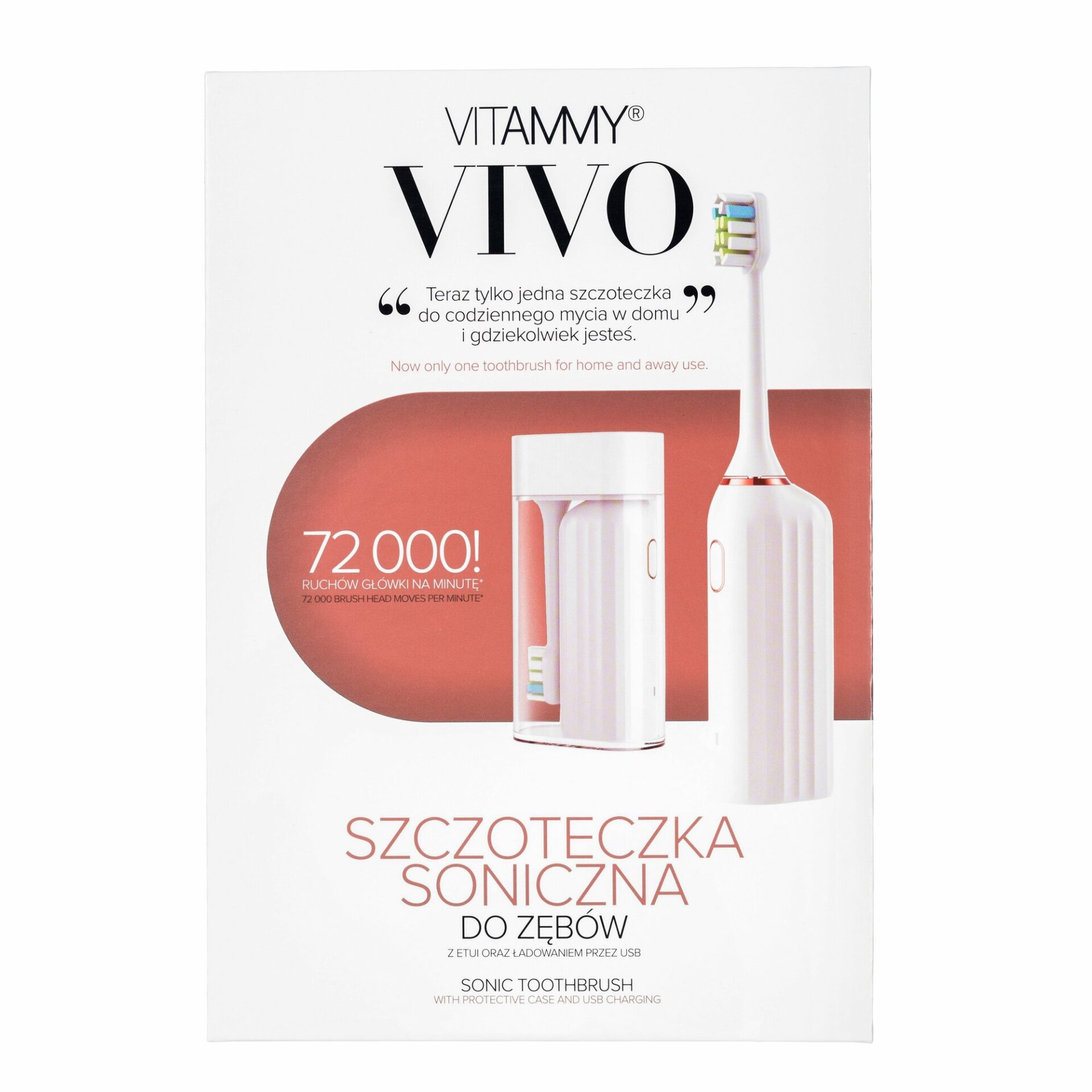 VITAMMY VIVO sonická zubná kefka s puzdrom – Obrázok 2