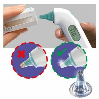 BRAUN ThermoScan 3 IRT3030 Rýchly ušný teplomer (1s meranie) – Obrázok 4