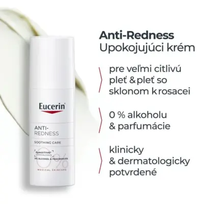 Eucerin ANTI-REDNESS upokojujúci denný krém 50 ml – Obrázok 5