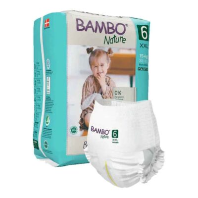BAMBO Nature 6 XXL plienkové nohavičky 15+ kg 18 ks – Obrázok 2