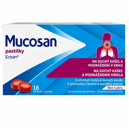 109067 Mucosan pastilky 16 ks – Obrázok 1