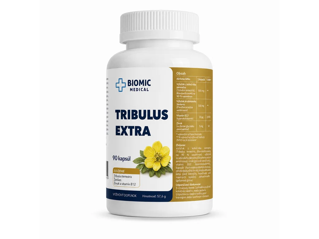236_tribulus BIOMIC MEDICAL Tribulus extra 90 kapsúl – Obrázok 1