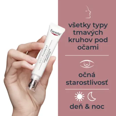 Eucerin ANTI-PIGMENT rozjasňujúci očný krém proti tmavým kruhom pod očami 15 ml – Obrázok 2
