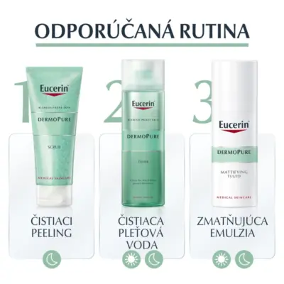 Eucerin DERMOPURE čistiaci peeling na problematickú pleť 100 ml – Obrázok 5
