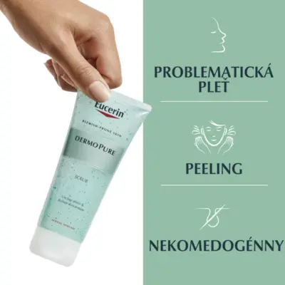 Eucerin DERMOPURE čistiaci peeling na problematickú pleť 100 ml – Obrázok 2