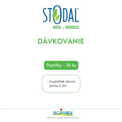 STODAL Nos a Hrdlo pastilky, citrónová príchuť 36 ks – Obrázok 5