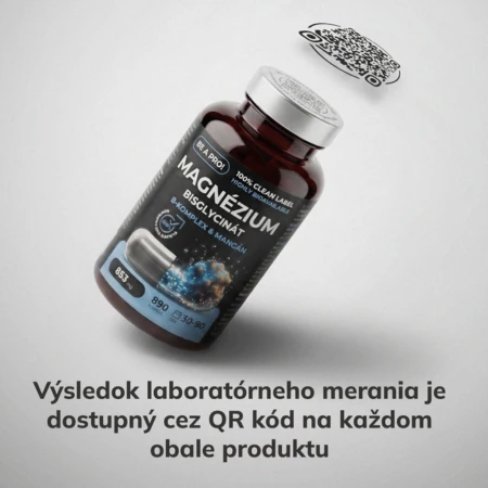 BE A PRO! Magnézium bisglycinát + B-komplex & Mangán 90 kapsúl – Obrázok 2