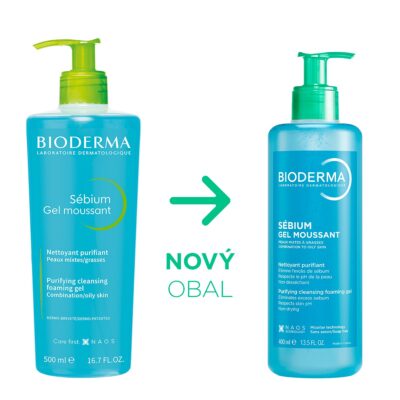 BIODERMA Sébium Čistiaci gél 400 ml – Obrázok 2