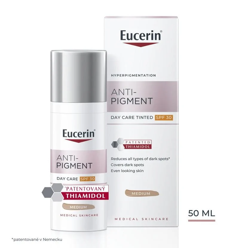 54f731e7f20946e6baaef023aa127775-screen Eucerin ANTI-PIGMENT tónovaný denný krém SPF 30 stredne tmavý 50 ml – Obrázok 1