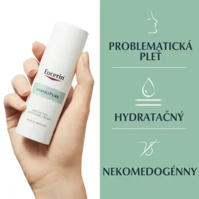 Eucerin DERMOPURE upokojujúci krém na problematickú pleť 50 ml – Obrázok 2