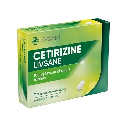 85469-large LIVSANE Cetirizine 10 mg 7 tabliet – Obrázok 1