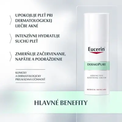 Eucerin DERMOPURE upokojujúci krém na problematickú pleť 50 ml – Obrázok 3