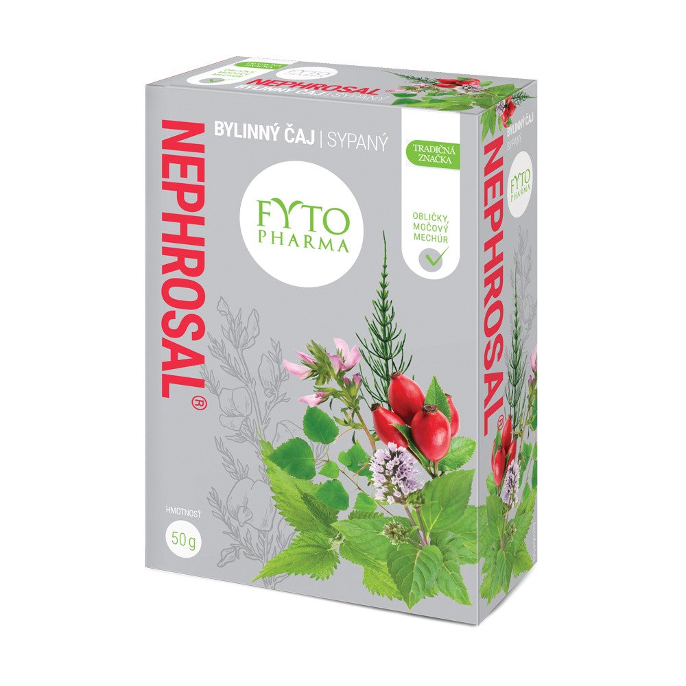 Nephrosal_S_50g_web FYTO NEPHROSAL Bylinný ČAJ OBLIČKY, MOČOVÝ MECHÚR sypaný 50 g – Obrázok 1