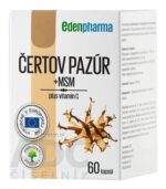 EDENPharma ČERTOV PAZÚR + MSM cps 1x60 ks – Obrázok 3