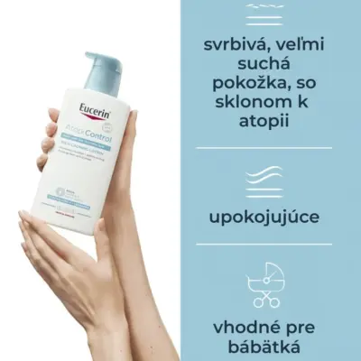 Eucerin ATOPICONTROL telové mlieko pre suchú pleť 400 ml – Obrázok 2