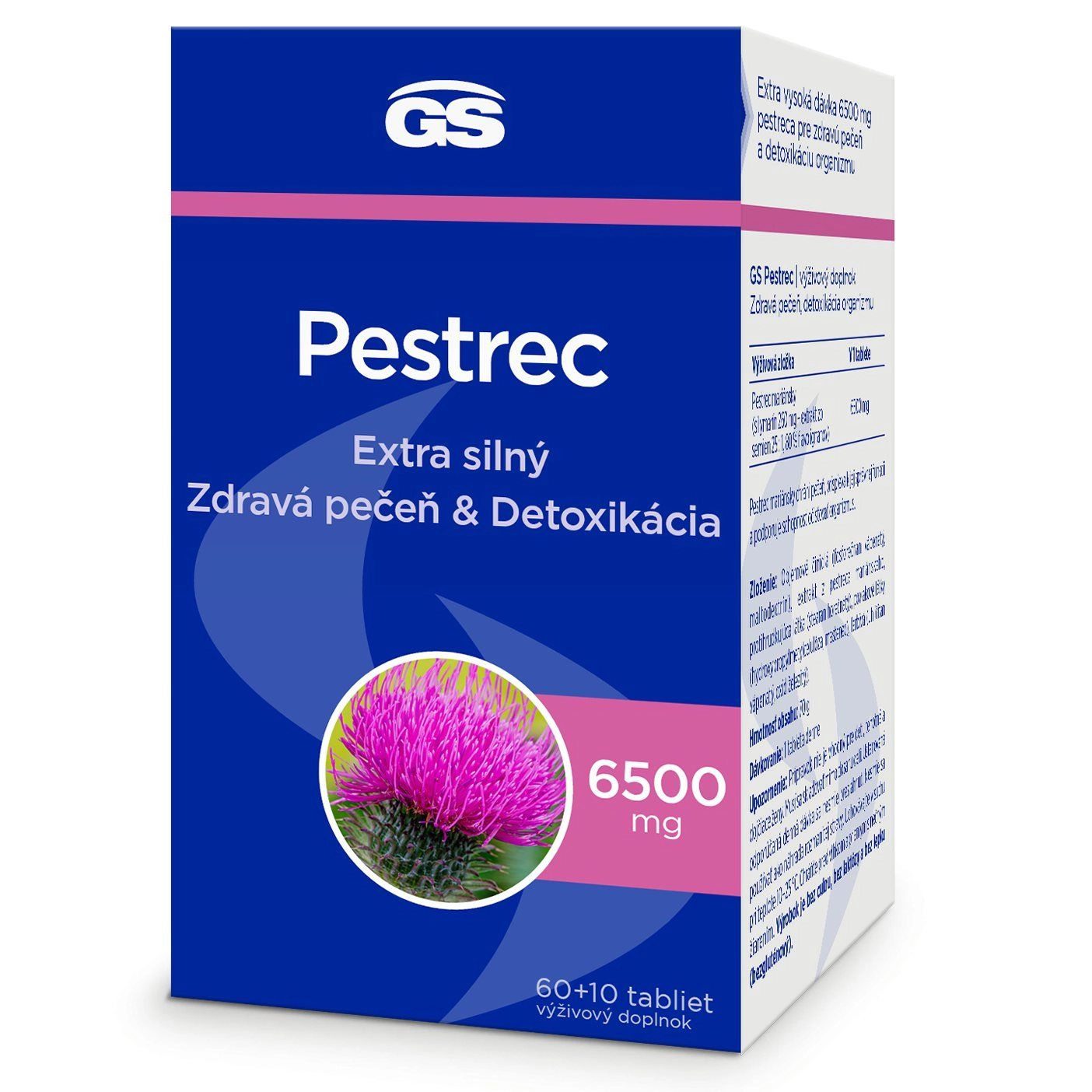 gs-pes5 GS Pestrec 6500 mg 70 tabliet – Obrázok 1