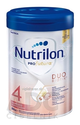 Nutrilon 4 Profutura DUOBIOTIK TM batoľacie mlieko (24+ mesiacov) (nová receptúra, 2025) 1x800 g