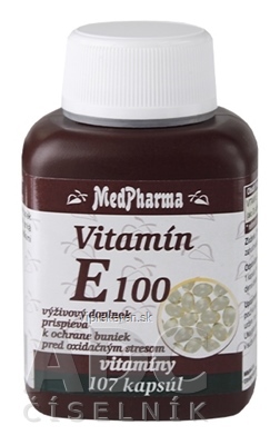 MedPharma VITAMÍN E 100 cps 1x107 ks MedPharma VITAMÍN E 100 cps 1x107 ks – Obrázok 1