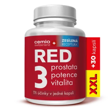 110084 Cemio RED3 XXL 120 kapsúl – Obrázok 1