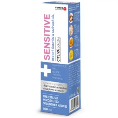 Cemio Detský šampón & umývací gél SENSITIVE 400 ml
