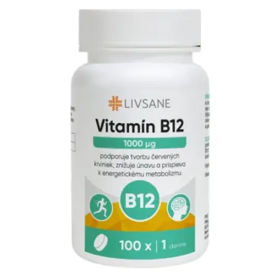 LIVSANE Vitamín B12 1000 μg 100 tabliet