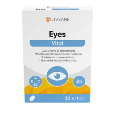 LIVSANE Eyes Vital pre zdravé oči 30 tabliet