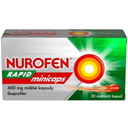 NUROFEN Rapid Minicaps 400 mg 30 mäkkých kapsúl