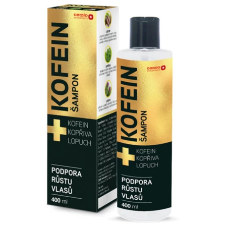 121731 Cemio KOFEÍN šampón na podporu rastu vlasov 400 ml – Obrázok 1