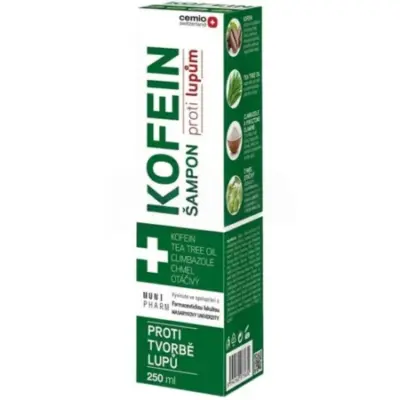 Cemio KOFEÍN šampón proti lupinám 250 ml