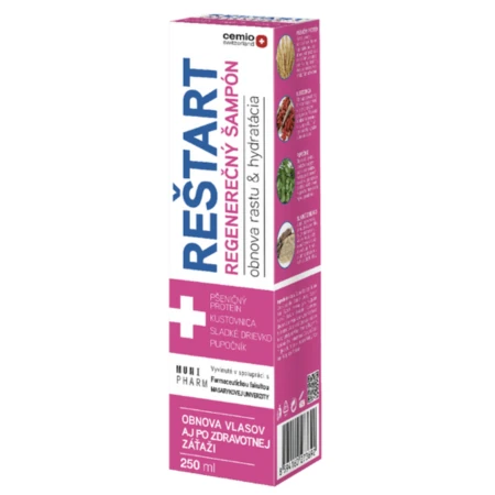 124260 Cemio REŠTART regeneračný šampón 250 ml – Obrázok 1