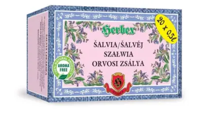 HERBEX ŠALVIA LEKÁRSKA bylinný čaj 20 x 3 g