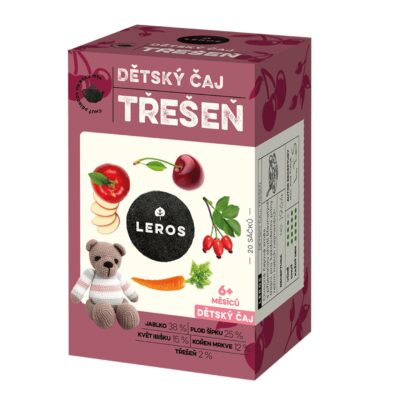 LEROS Detský čaj ČEREŠŇA 20 x 2 g
