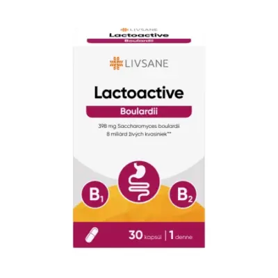 LIVSANE Lactoactive Boulardii 30 kapsúl