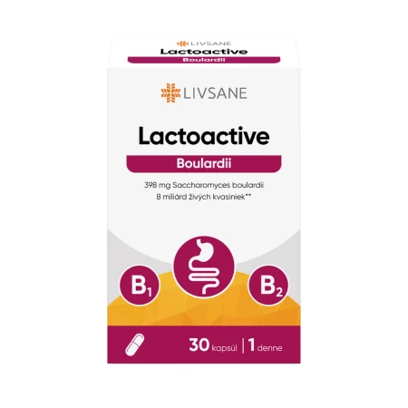 2_201001 LIVSANE Lactoactive Boulardii 30 kapsúl – Obrázok 1