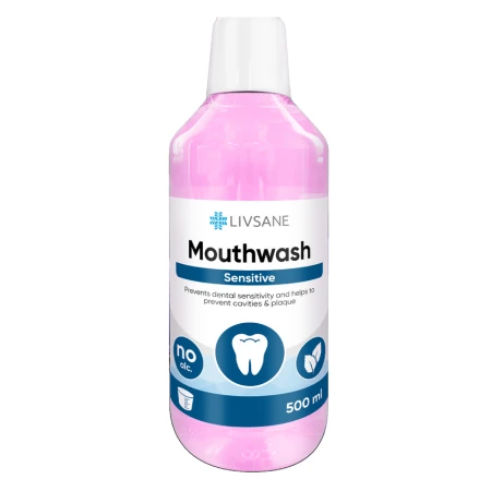 2_210784 LIVSANE Ústna voda Sensitive 500 ml – Obrázok 1